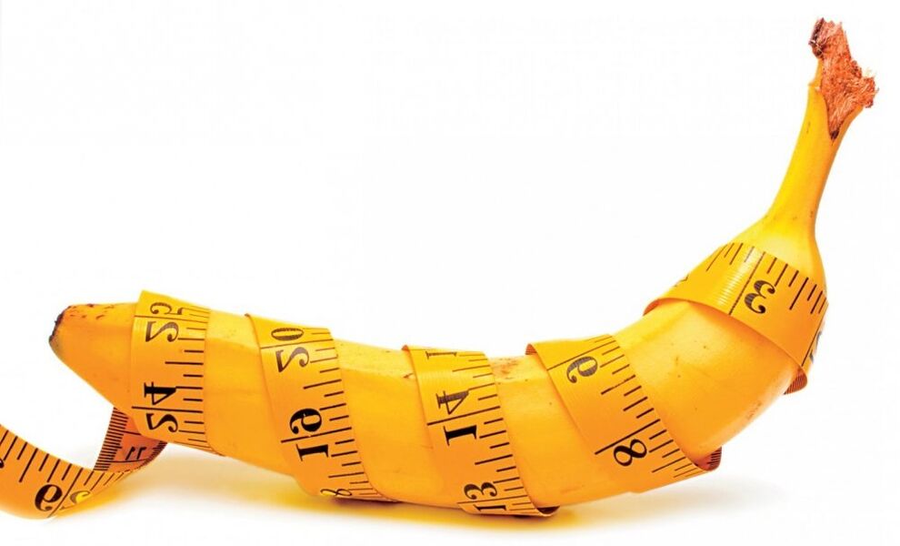 örnek olarak muz kullanarak penis kalınlığını ölçmek