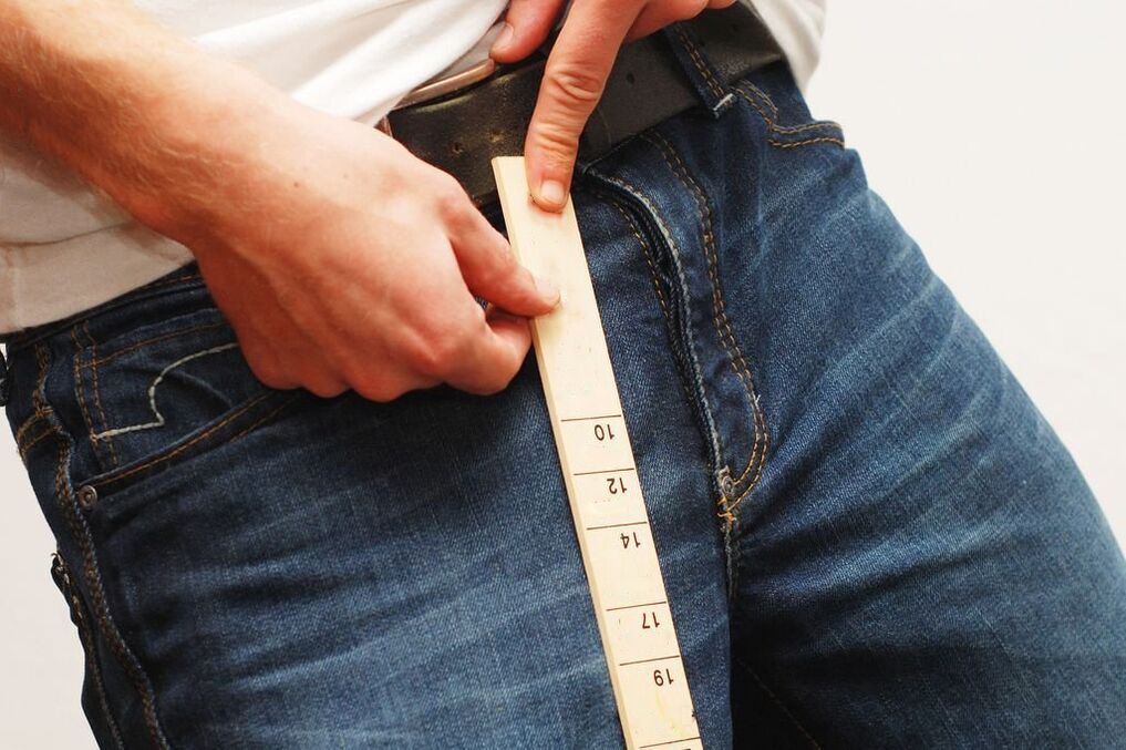 Yerel ilaçları kullandıktan sonra penis büyüklüğü